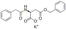 potassium (2S)-4-oxo-2-[(2-phenylacetyl)amino]-4-phenylmethoxy-butanoa te 구조식 이미지