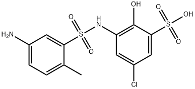 6528-45-6 2-methyl-5-amino-2'-hydroxy-3'-sulfo-5'-chlorobenzenesulfonanilide