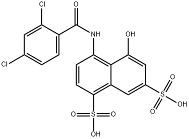 6528-49-0 4-[(2,4-dichlorobenzoyl)amino]-5-hydroxynaphthalene-1,7-disulphonic acid 