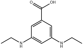 Benzoic acid, 3,5-bis(ethylamino)- (9CI) 구조식 이미지