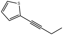 Thiophene, 2-(1-butynyl)- (9CI) Structure