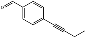 Benzaldehyde, 4-(1-butynyl)- (9CI) Structure