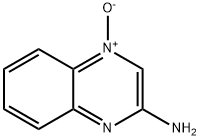 2-Quinoxalinamine,  4-oxide Structure