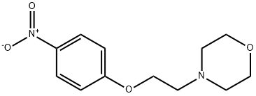 4 - [2 - (4-нитрофенокси) этил] морфолин структурированное изображение