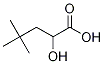 2-HYDROXY-4,4-DIMETHYLPENTANOIC ACID Structure