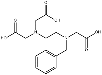 [2-[Benzyl(carboxymethyl)amino]ethylimino]diacetic acid Structure