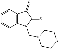 1-(Morpholinomethyl)-1H-indole-2,3-dione Structure