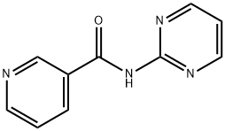 니코틴산피리미딘-2-일아미드 구조식 이미지
