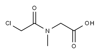 2-[(2-Chloroacetyl)(methyl)amino]acetic acid 구조식 이미지