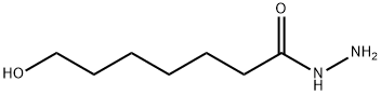 Heptanoic  acid,  7-hydroxy-,  hydrazide Structure