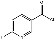 3-Pyridinecarbonyl chloride, 6-fluoro- (9CI) 구조식 이미지