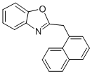 2-NAPHTHALEN-1-YLMETHYL-BENZOOXAZOLE 구조식 이미지