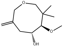 5-Oxocanol,4-methoxy-3,3-dimethyl-7-methylene-,(4R,5R)-(9CI) 구조식 이미지