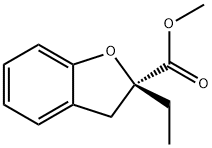 2-Benzofurancarboxylicacid,2-ethyl-2,3-dihydro-,methylester,(2S)-(9CI) Structure