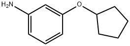 벤젠아민,3-(사이클로펜틸옥시)-(9CI) 구조식 이미지