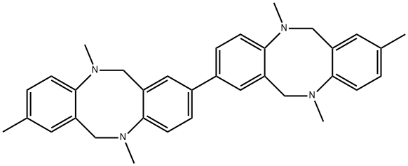 5,8,11,5',8',11'-HEXAMETHYL-5,6,11,12,5',6',11',12'-OCTAHYDRO-[2,2']BI[DIBENZO[B,F][1,5]DIAZOCINYL] Structure