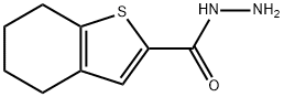 4,5,6,7-tetrahydro-1-benzothiophene-2-carbohydrazide(SALTDATA: FREE) 구조식 이미지