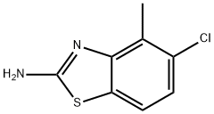 2-Benzothiazolamine,5-chloro-4-methyl-(9CI) 구조식 이미지