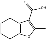 2-METHYL-4,5,6,7-TETRAHYDRO-1-BENZOFURAN-3-CARBOXYLIC ACID Structure