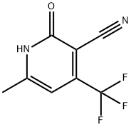 6-METHYL-2-OXO-4-(TRIFLUOROMETHYL)-1,2-DIHYDROPYRIDINE-3-CARBONITRILE Structure