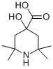 4-hydroxy-2,2,6,6-tetramethylpiperidine-4-carboxylic acid 구조식 이미지