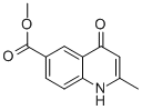 METHYL 2-METHYL-4-OXO-1,4-DIHYDROQUINOLINE-6-CARBOXYLATE Structure