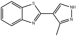 Benzothiazole, 2-(3-methyl-1H-pyrazol-4-yl)- (9CI) Structure