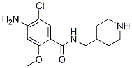 4-AMino-5-Chloro-2-Methoxy-N-(Piperidin-4-YlMethyl)BenzaMide Structure