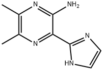 Pyrazinamine, 3-(1H-imidazol-2-yl)-5,6-dimethyl- (9CI) 구조식 이미지