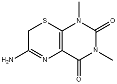 6-Amino-1,3-dimethyl-7H-pyrimido[4,5-b][1,4]thiazine-2,4(1H,3H)-dione 구조식 이미지