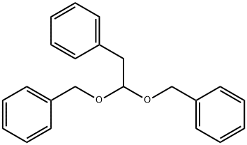 Benzene, 1,1-(2-phenylethylidene)bis(oxymethylene)bis- 구조식 이미지