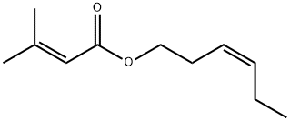 HEXENYL-CIS-3-SENECIOATE Structure