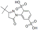 2-(3-tert-Butyl-5-oxo-2-pyrazolin-1-yl)-1,4-benzenedisulfonic acid Structure