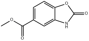 Methyl 2-oxo-2,3-dihydro-1,3-benzoxazole-5-carboxylate 구조식 이미지