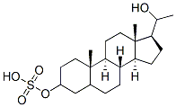 pregnane-3,20-diol 3-sulfate 구조식 이미지