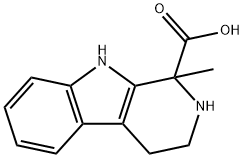 2,3,4,9-tetrahydro-1-methyl-1H-pyrido[3,4-b]indole-1-carboxylic acid 구조식 이미지