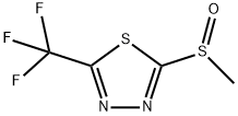 2-(trifluoroMethyl)-5-(Methylsulfinyl)-1,3,4-thiadiazole Structure