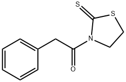 2-Phenyl-1-(2-thioxo-3-thiazolidinyl)ethanone Structure