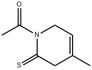 2(1H)-Pyridinethione,  1-acetyl-3,6-dihydro-4-methyl-  (7CI,8CI) Structure