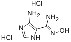 5(4)-AMINOIMIDAZOLE-4(5)-CARBOXAMIDOXIME DIHYDROCHLORIDE 구조식 이미지