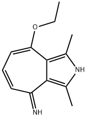 Cyclohepta[c]pyrrol-4(2H)-imine, 8-ethoxy-1,3-dimethyl- (9CI) Structure
