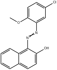 1-[(5-Chloro-2-methoxyphenyl)azo]-2-naphthol Structure