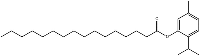5-methyl-2-(1-methylethyl)phenyl palmitate  Structure