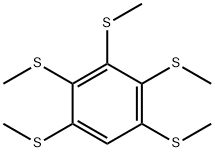 1,2,3,4,5-Pentakis(methylthio)benzene Structure