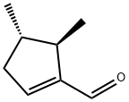 1-Cyclopentene-1-carboxaldehyde, 4,5-dimethyl-, trans- (8CI) Structure