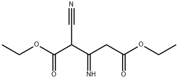 diethyl 2-cyano-3-imino-pentanedioate 구조식 이미지