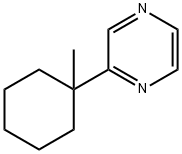 Pyrazine, (1-methylcyclohexyl)- (9CI) Structure