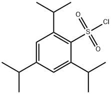 2,4,6-트리아이소프로필벤젠설포닐 염화물 구조식 이미지