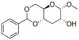 Methyl4,6-O-benzylidene-3-deoxy-a-D-glucopyranoside Structure