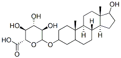 17-hydroxyandrostane-3-glucuronide 구조식 이미지